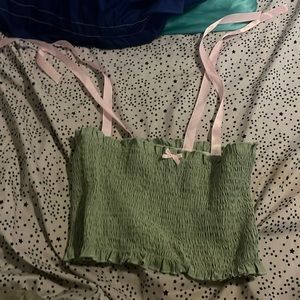 Pink & Green top